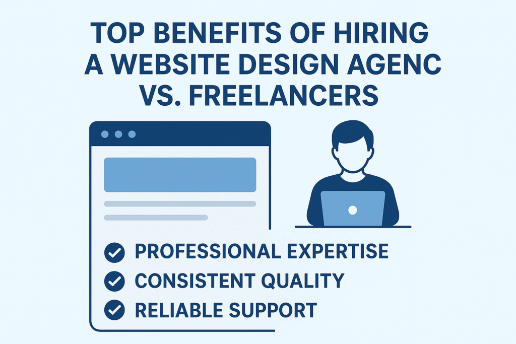 Top Benefits of Hiring a Website Design Agency vs. Freelancers